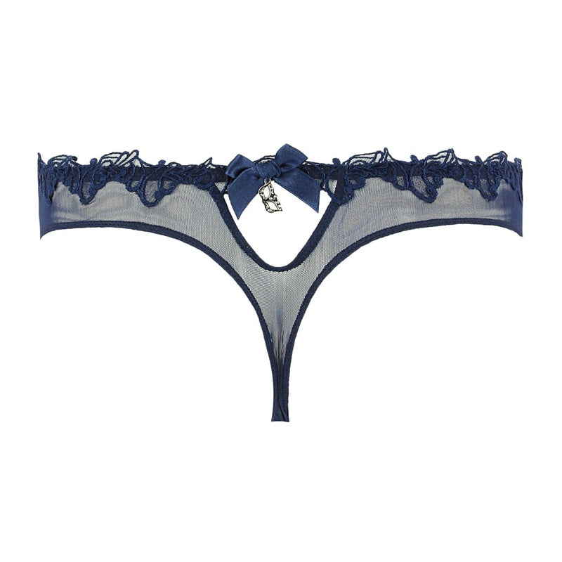 Calcinha Fio Dental Sexy Soir de Venise Bleu Venise