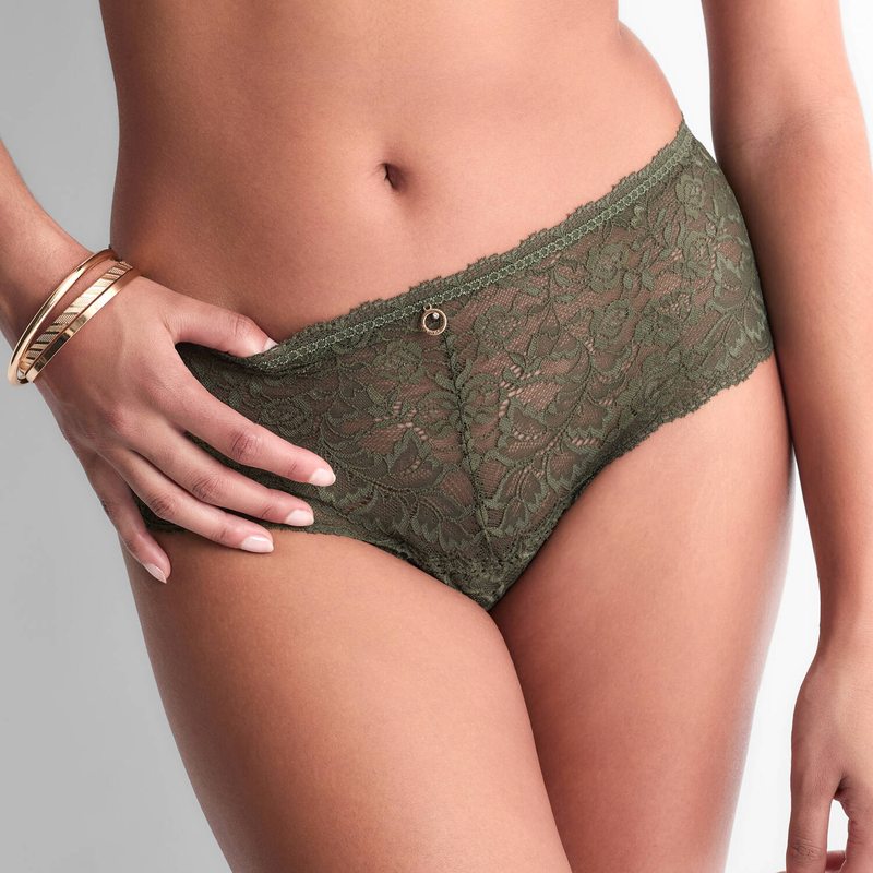 Calcinha Lace Hipster Rosessence Care Musgo
