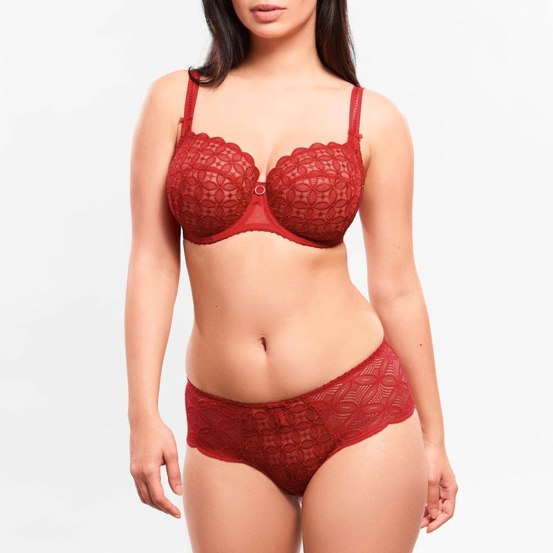 Calcinha Renda Hipster Romy Rouge Impérial