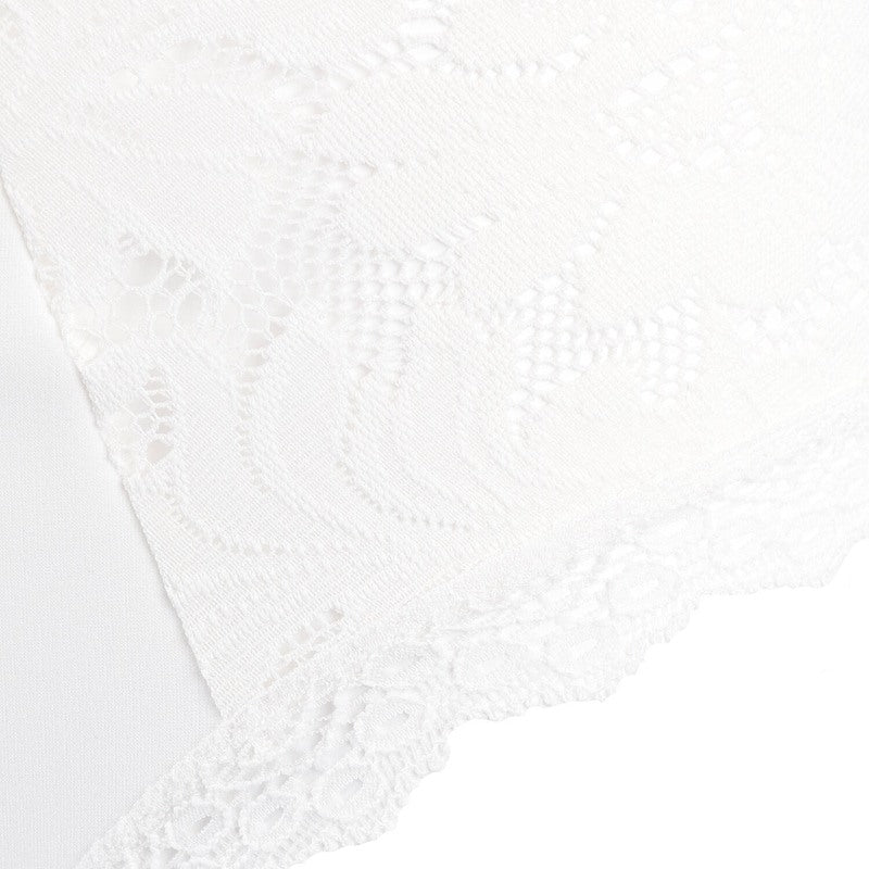 Calcinha modeladora de Renda cintura alta Nel Dentelle Écume