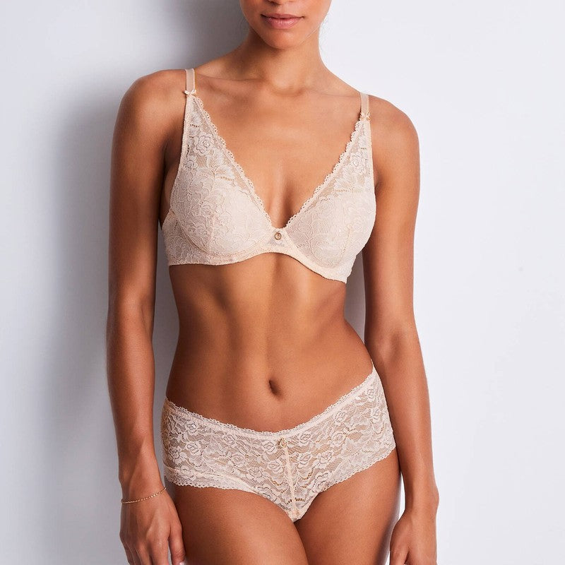Calcinha Renda Hipster Rosessence Care Nude dEté