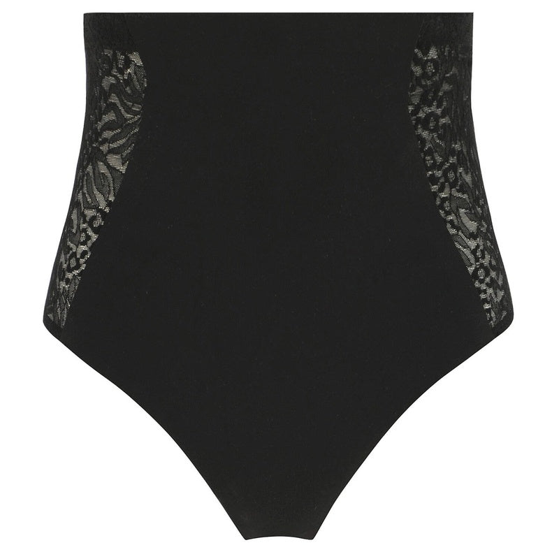 Calcinha Fio Dental de cintura alta com modelagem de Renda Sculpt By Aubade Pepper