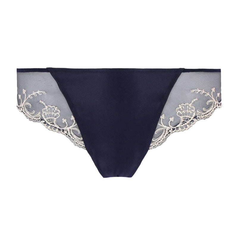 Calcinha Cueca Fancy de Seda Splendeur Soie Splendeur Marine