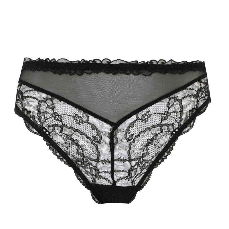 Calcinha de Renda cintura alta Soir de Venise