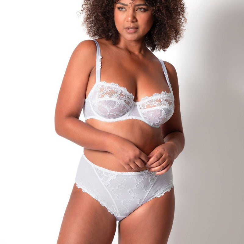 Calcinha cintura alta Dressing Floral