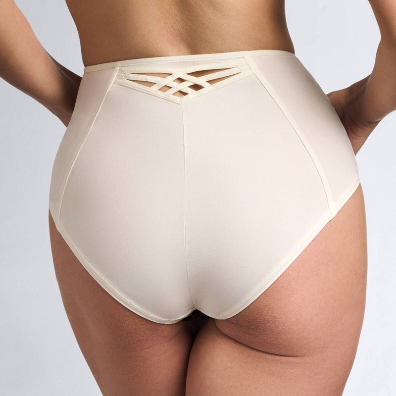 Calcinha cintura alta Dame de Paris Ivory