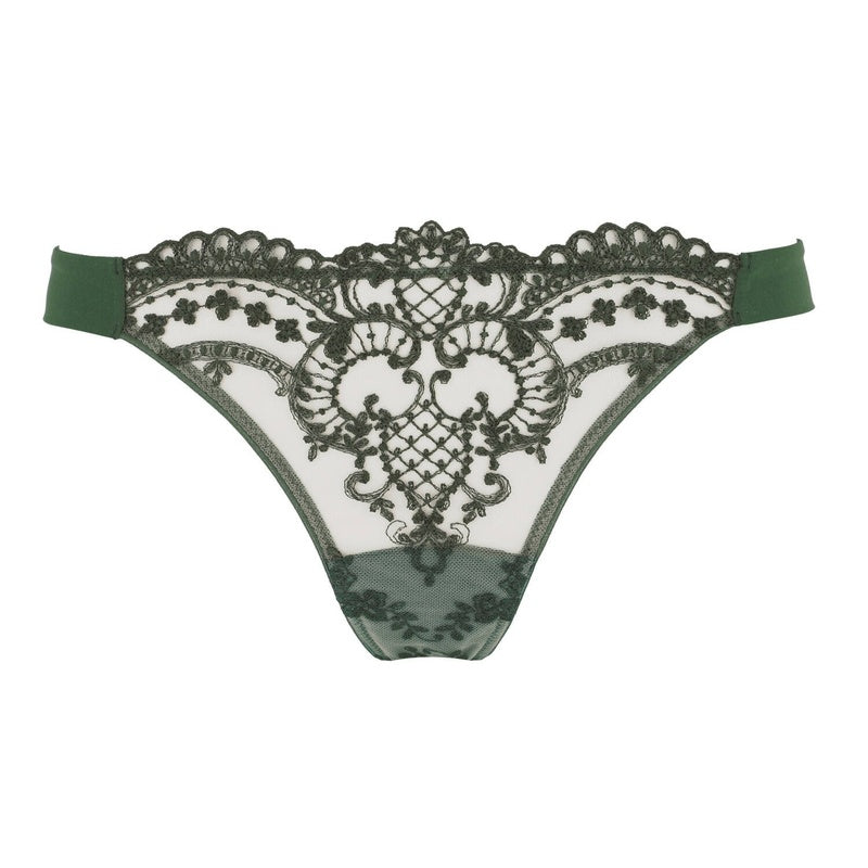 Calcinha Fio Dental Arabian Nights Verde Oliva