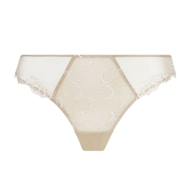 Calcinha Breve charme Vestir Floral Âmbar Nácar