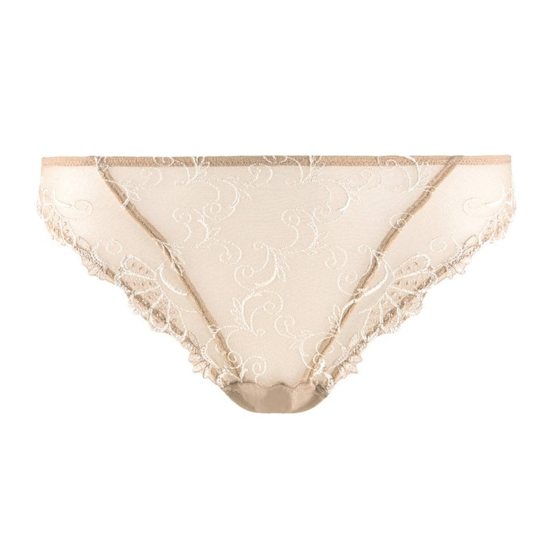 Calcinha Curto Fantasia Floral Ambre Nacre