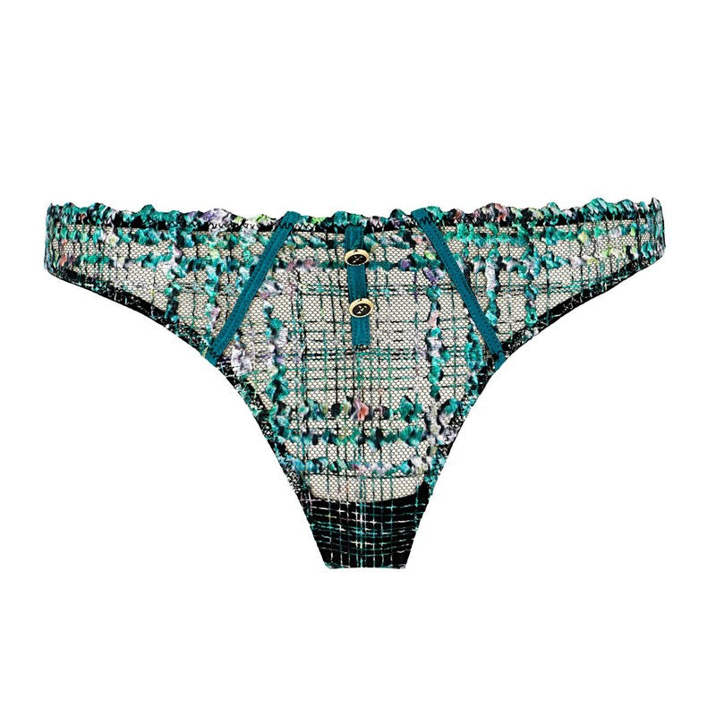 Calcinha Fio Dental Gabrielle Aquamarine
