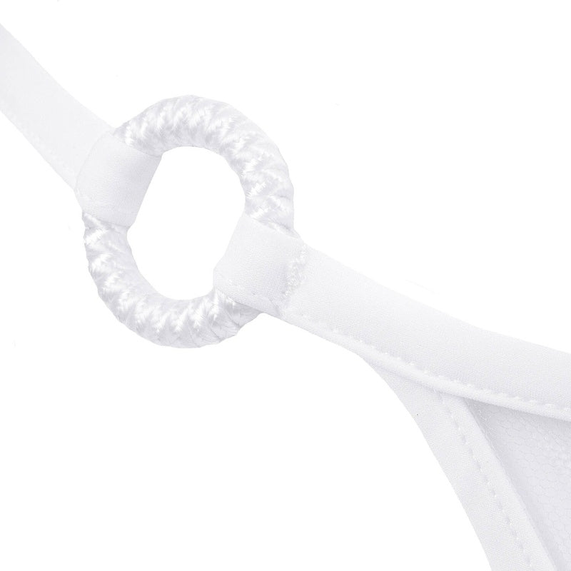 Calcinha Fio Dental Kimbaku Branca