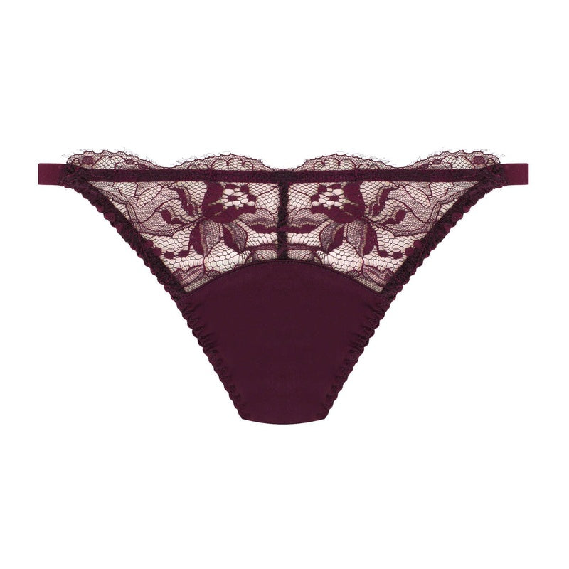 Calcinha aberta de Renda Eliza Pino Noir