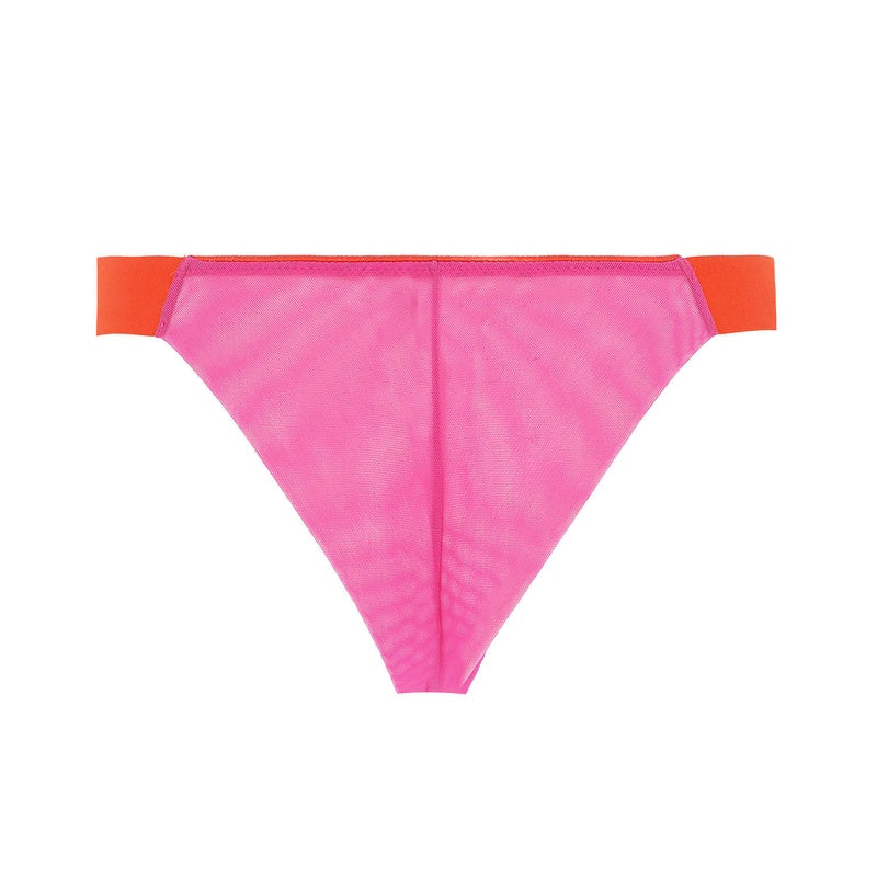 Calcinha Fio Dental Petite Fleur Laranja Quente