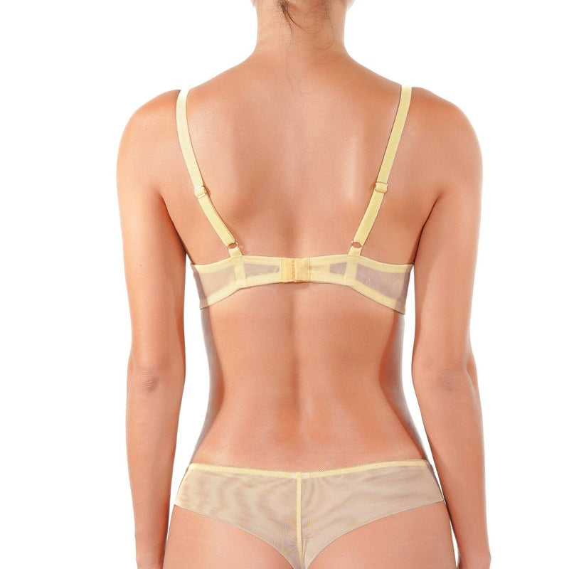 Calcinha Fio Dental Amour dÉté Jaune Pâle