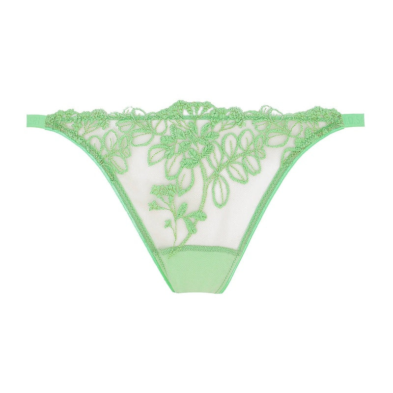 Calcinha Fio Dental Jardin des Tuileries Verde Claro