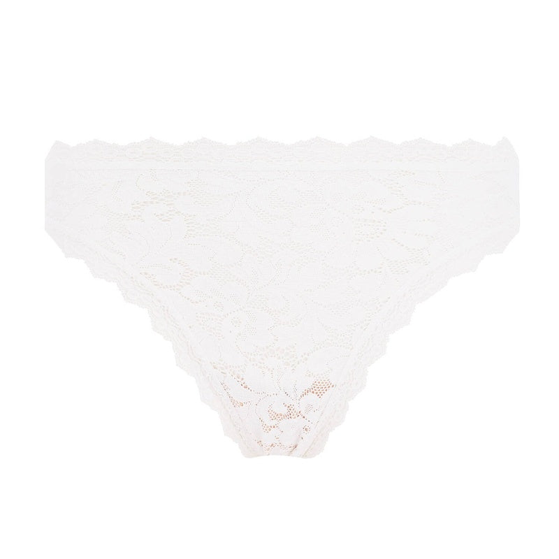 Calcinha Cueca de Renda Maili Dentelle Écume