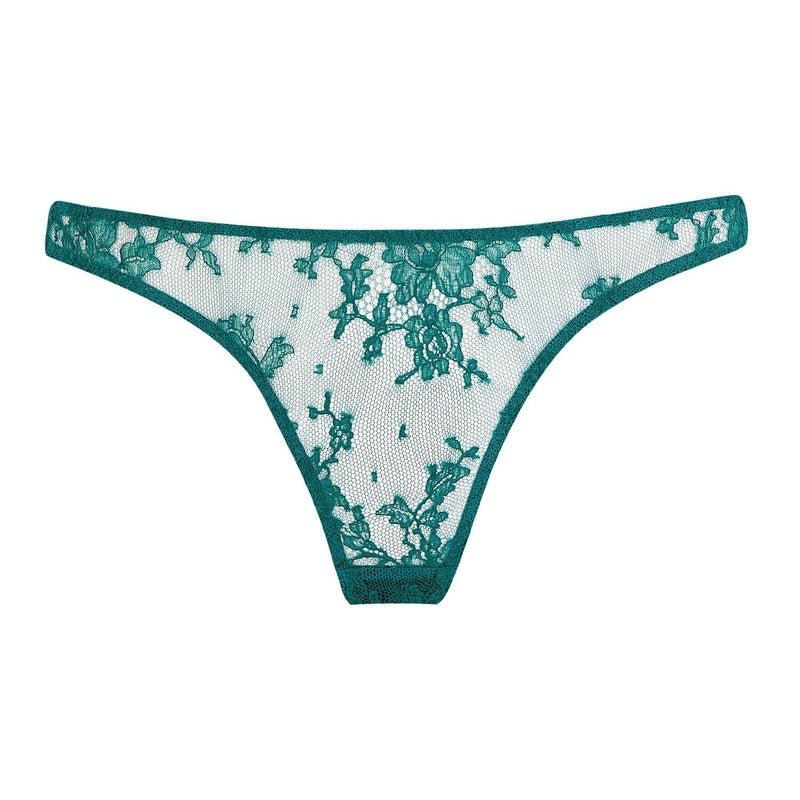 Calcinha de Renda Nilima Teal