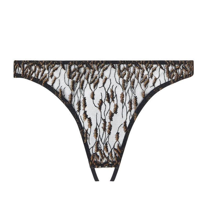 Calcinha Brief aberto Felino Bronze
