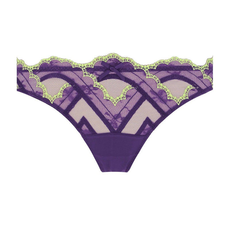 Calcinha Brasileira de Renda Hendrix Midnight Purple