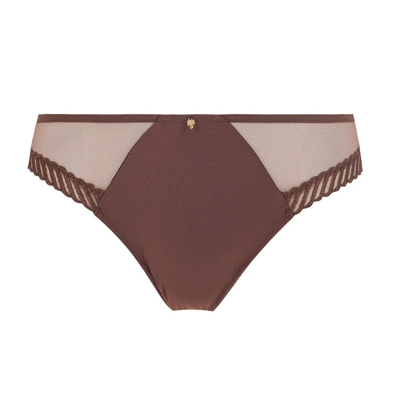 Calcinha Breve Brasileira Sheer Emotion Sepia