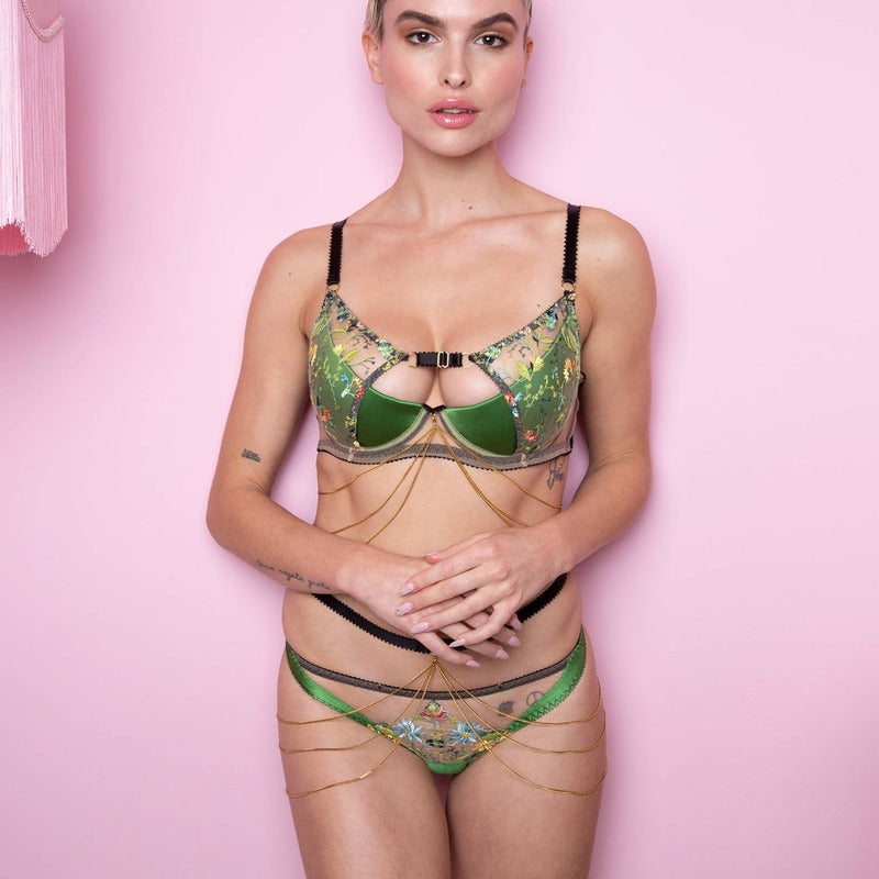 Calcinha Sally Vert Floral
