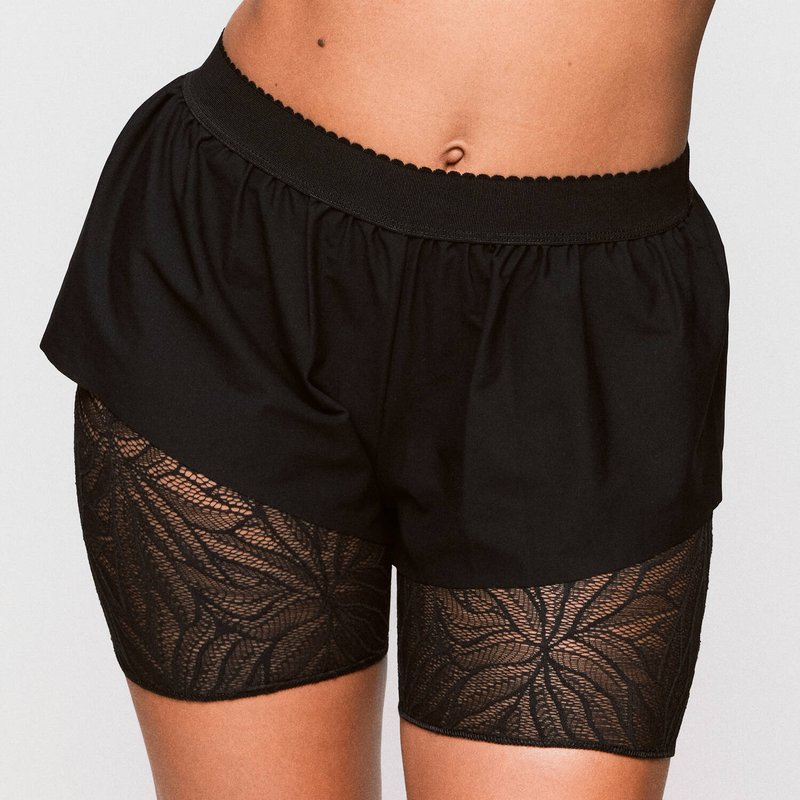Calcinha Boyshort de ciclismo de Renda Tomorrowland x Sarda