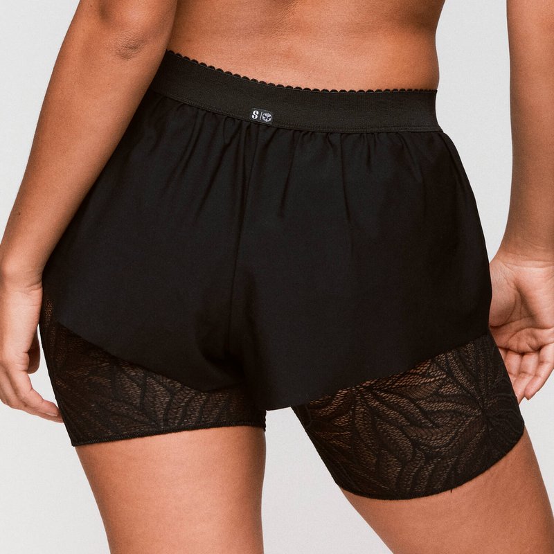 Calcinha Boyshort de ciclismo de Renda Tomorrowland x Sarda