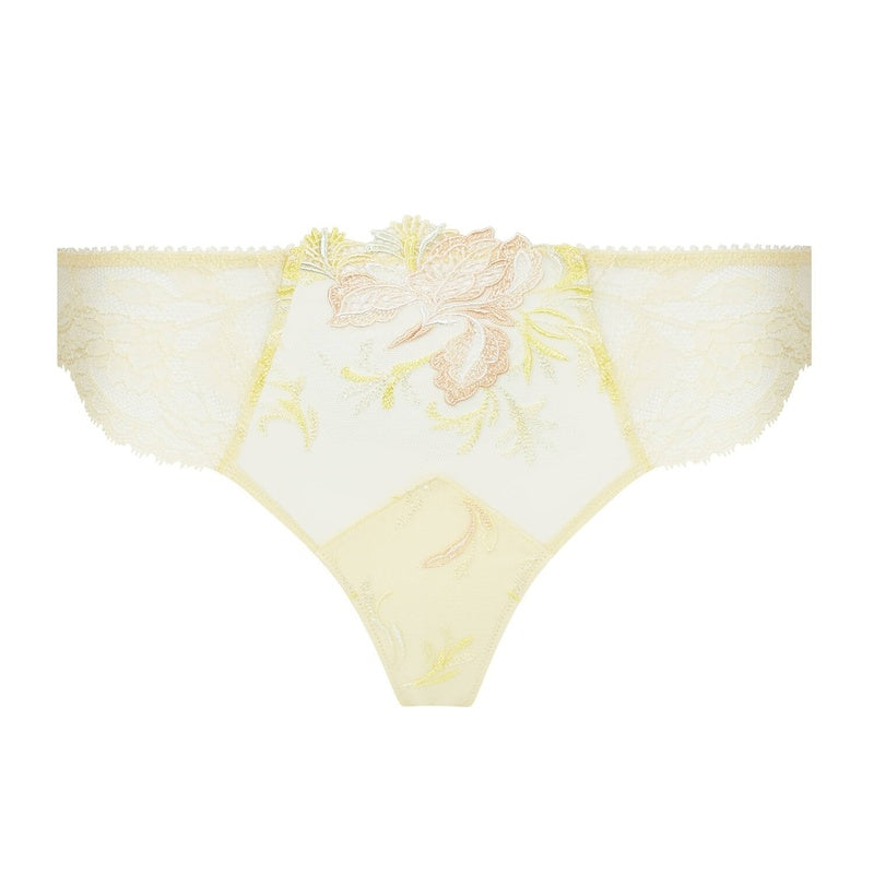 Calcinha Fio Dental de Renda Frisson dOr Or Rose