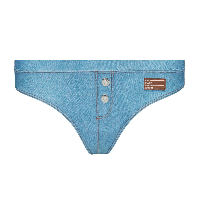 Calcinha Fio Dental Gardenista Denim
