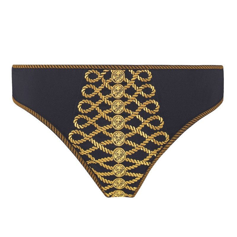 Calcinha Cueca Brasileira Pirate Queen Dourado