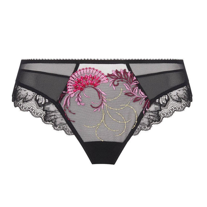 Calcinha Breve sedução Floraison Passion Safran Rose