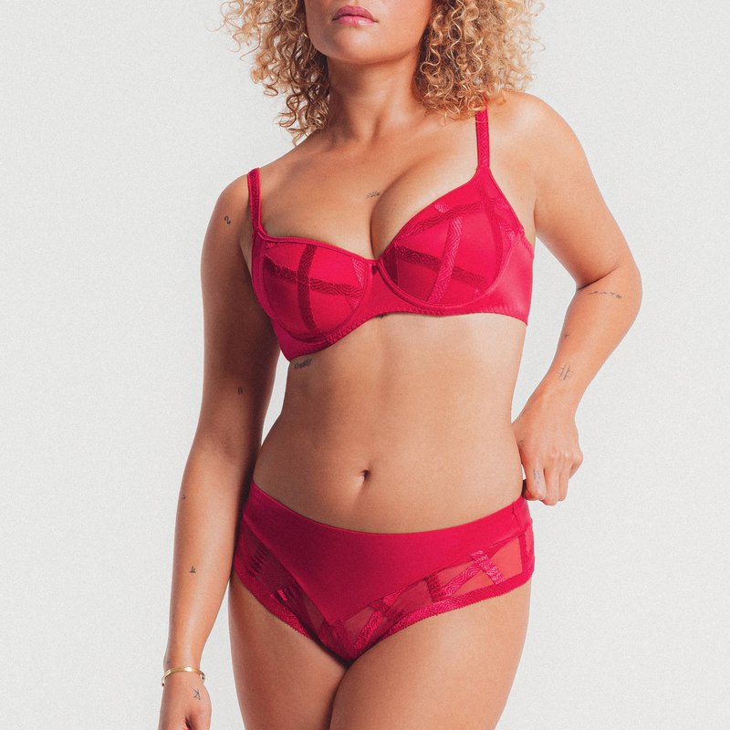 Calcinha Hipster brasileiro Série Rouge à Lèvres