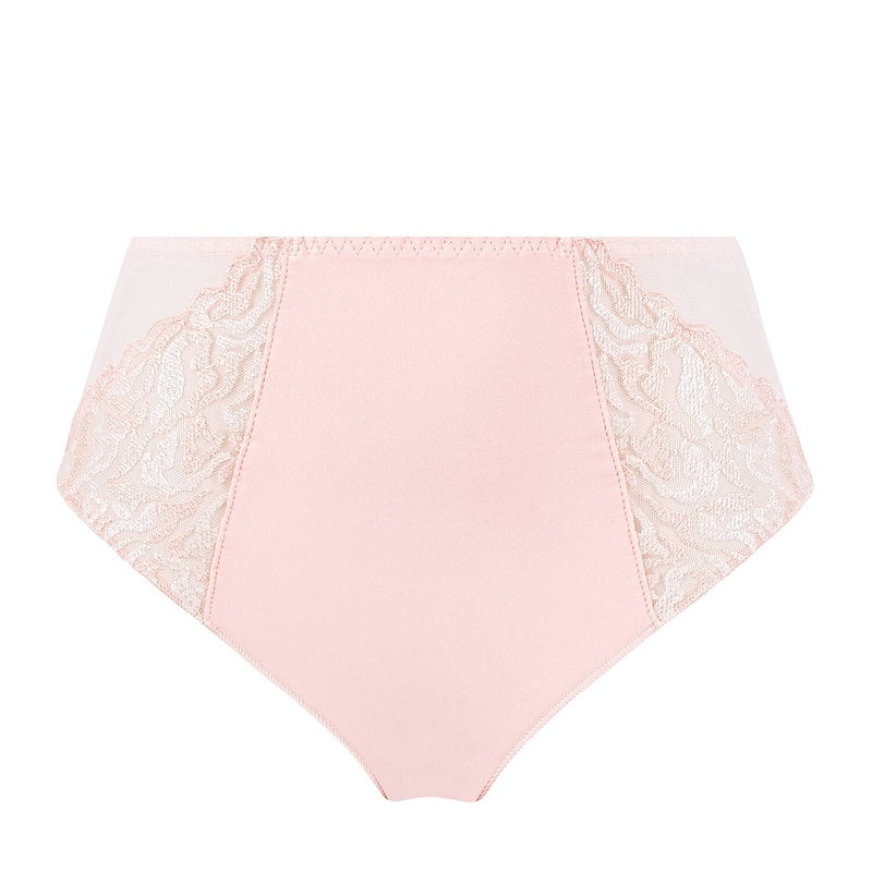 Calcinha cintura alta Electric Waves Nude Rose