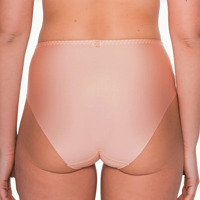 Calcinha cintura alta Electric Waves Nude Rose
