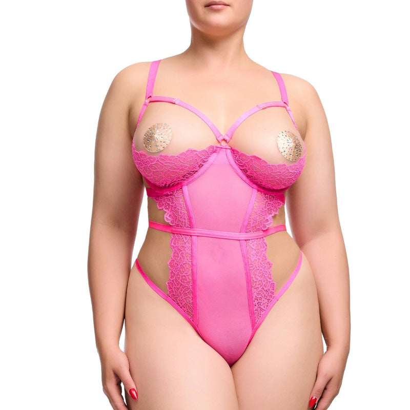 Calcinha cintura alta Noemy Fuchsia Fiesta