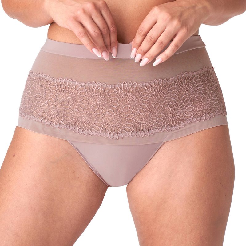 Calcinha Hipster de cintura alta Sophora Bois de Rose
