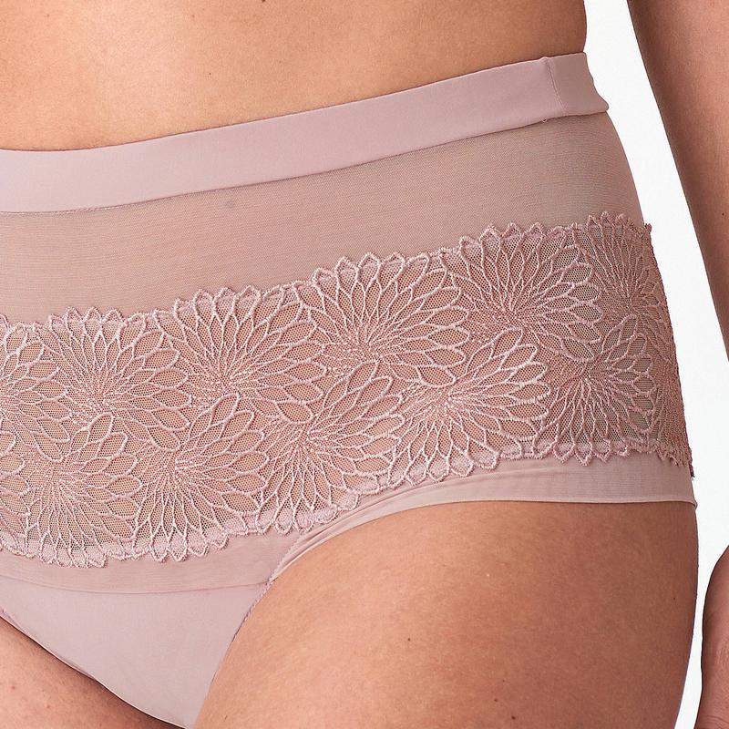 Calcinha Hipster de cintura alta Sophora Bois de Rose