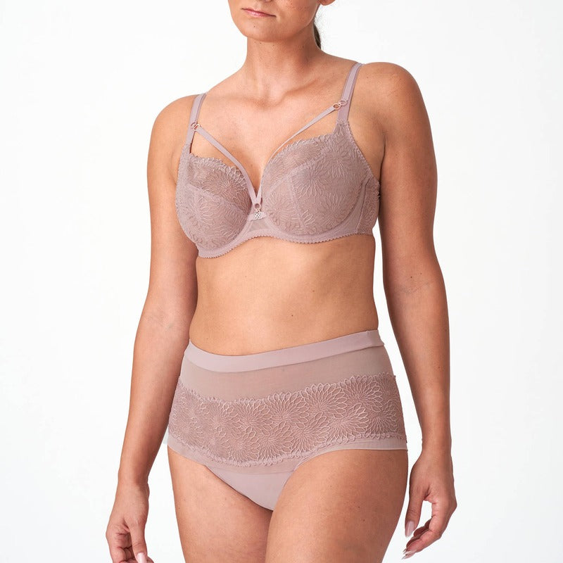 Calcinha Hipster de cintura alta Sophora Bois de Rose