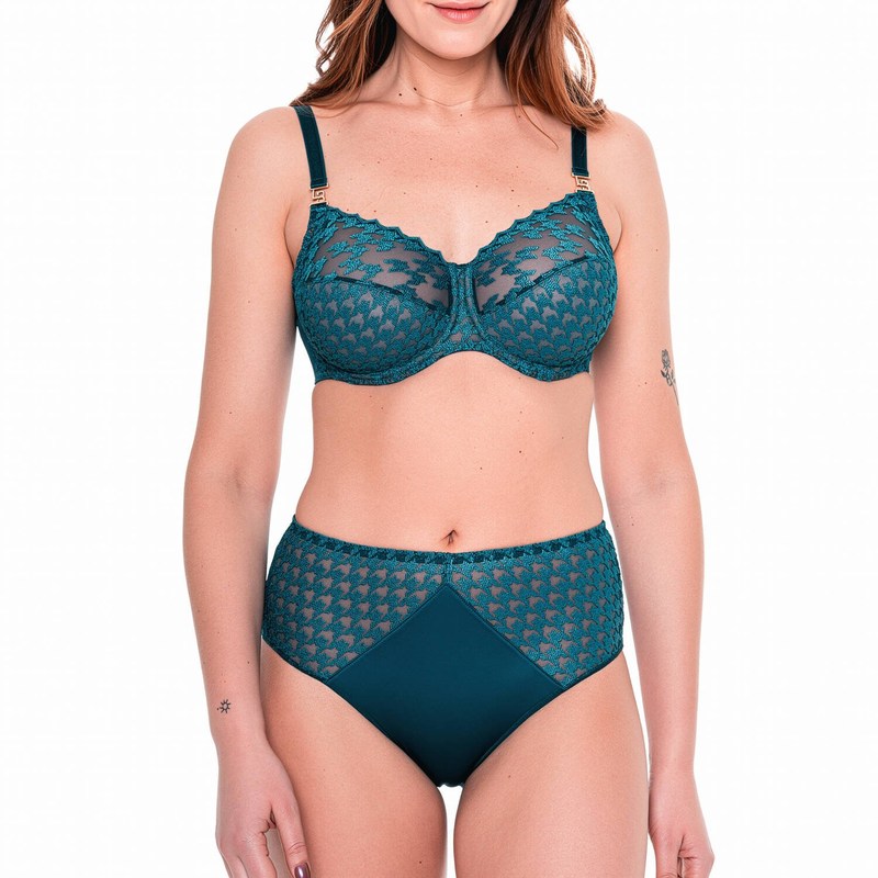 Calcinha cintura alta Tailor Néon Botanica