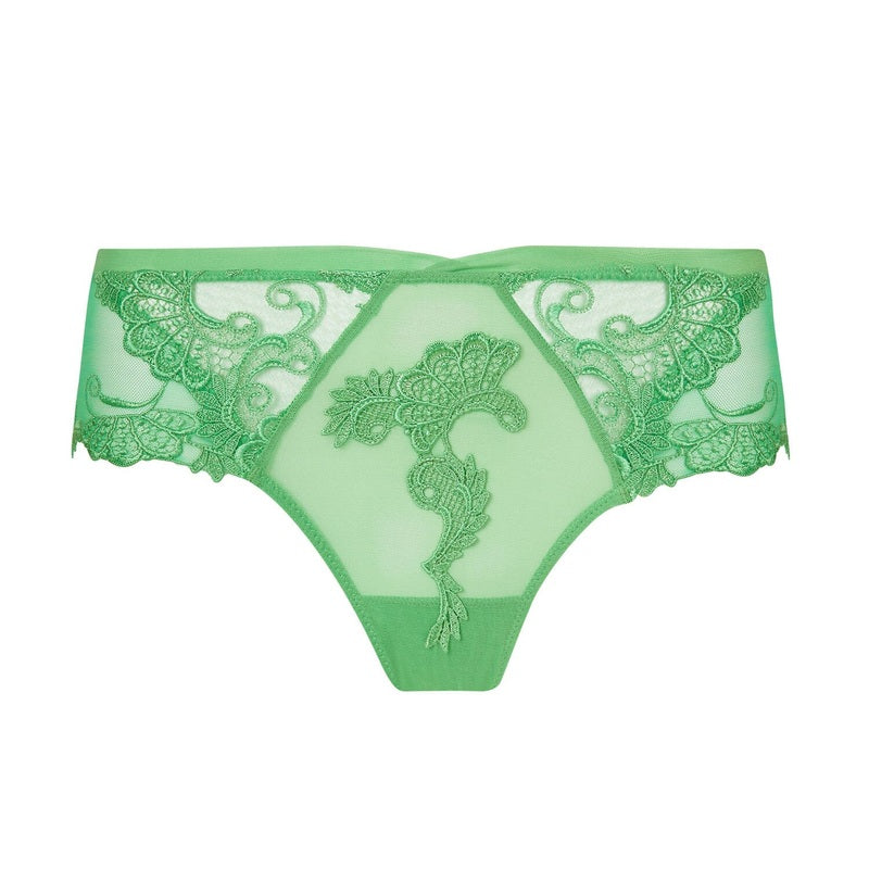 Calcinha Calça Hipster de Perna Alta Calça Floral Emeraude