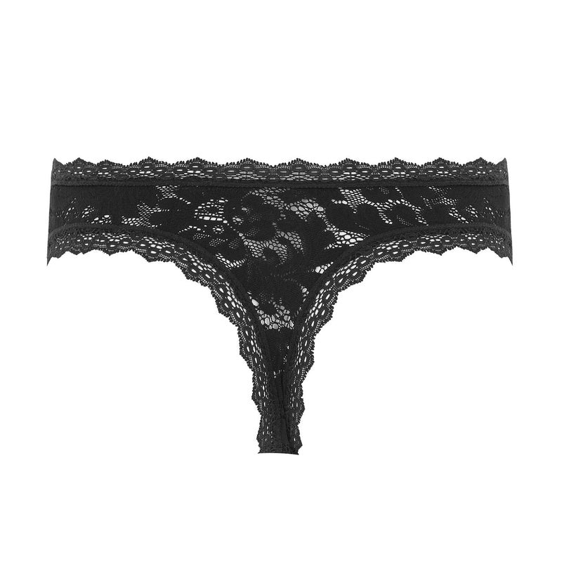 Calcinha Fio Dental de Renda Elika Dentelle