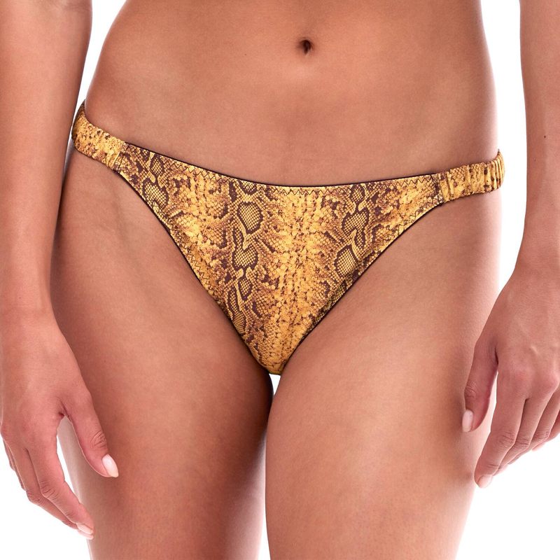 Calcinha Brief Rosie Veneno Marrom Serpente