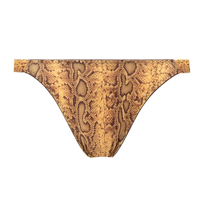 Calcinha Brief Rosie Veneno Marrom Serpente