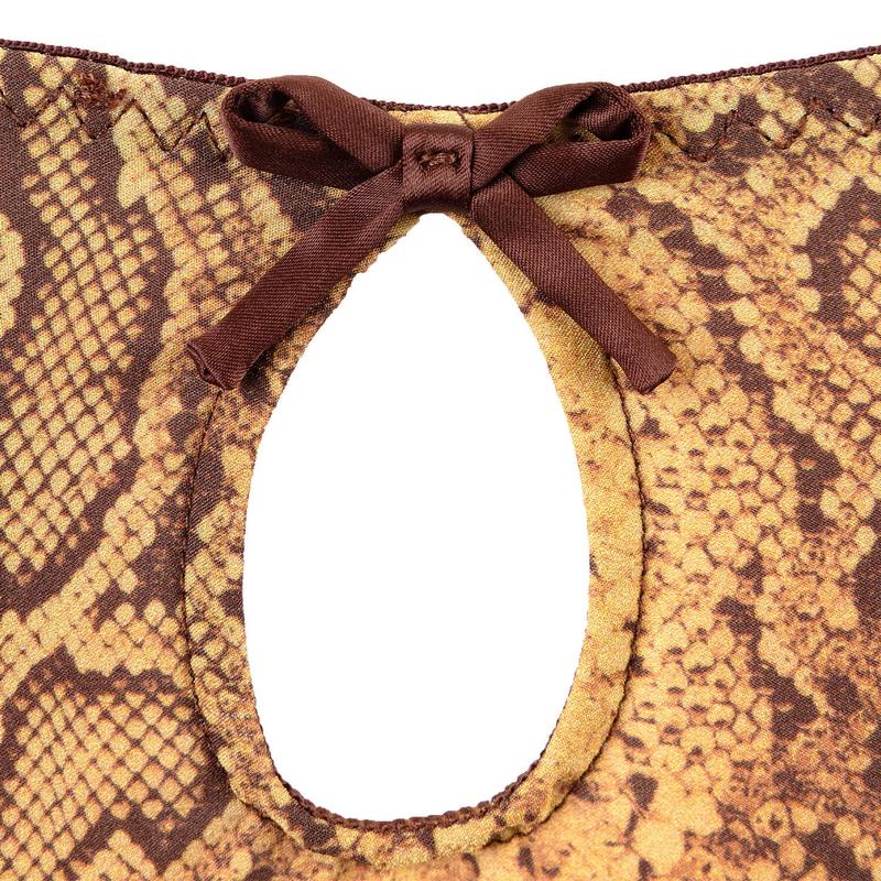 Calcinha Brief Rosie Veneno Marrom Serpente