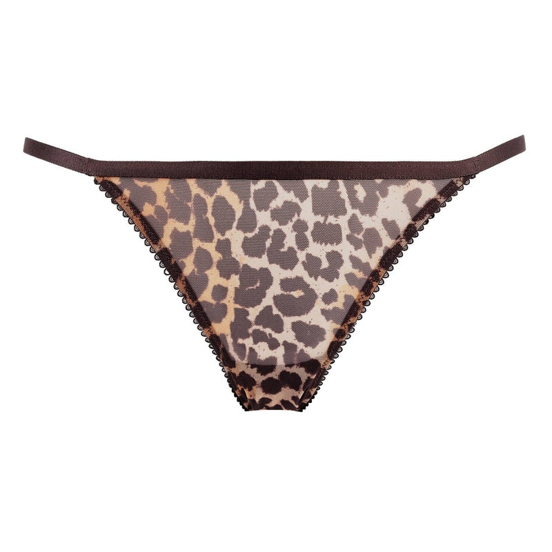 Calcinha Fio Dental Rosie Wild e Soft Leopard