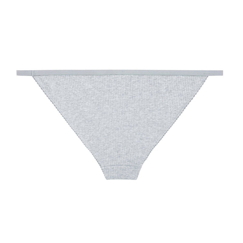 Calcinha Fio Dental de algodão Rosie Wild e Soft Grey