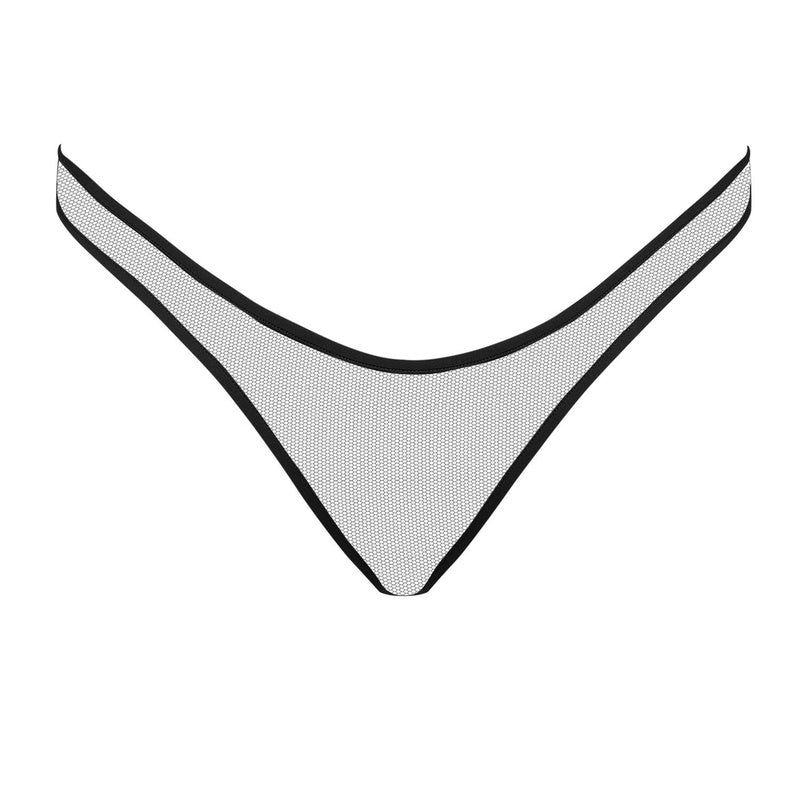 Calcinha Fio Dental Transparente decotada Pure Tentation