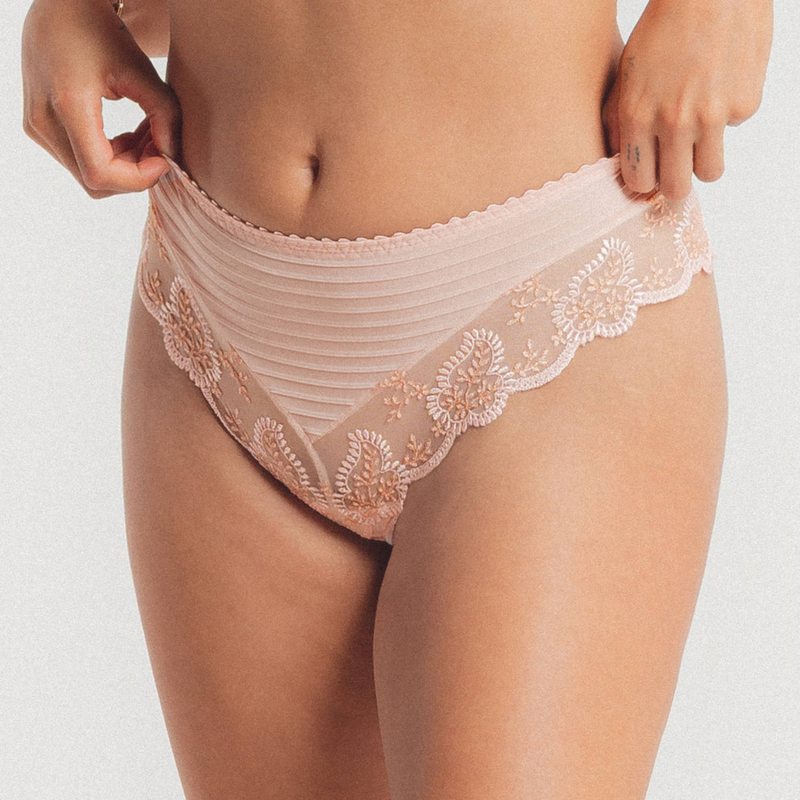 Calcinha Hipster Brasileira Élise Nude Rose