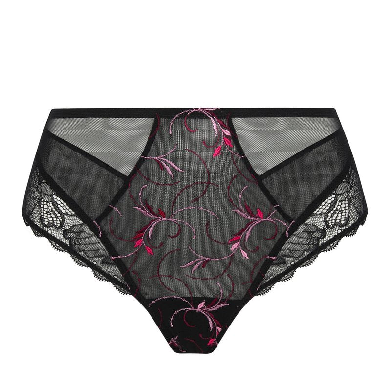 Calcinha cintura alta Floraison Passion Safran Rose