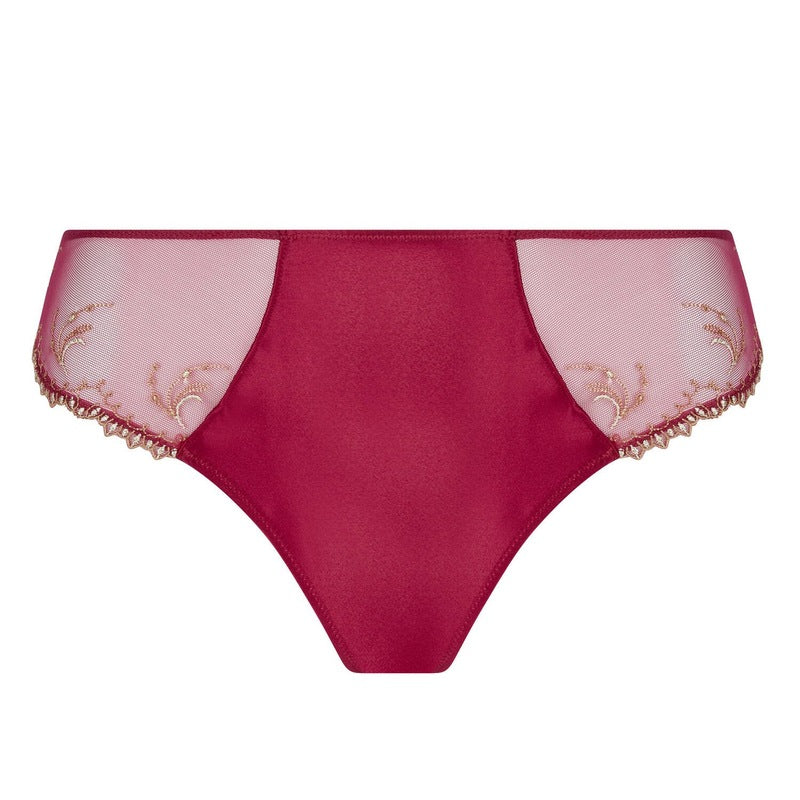 Calcinha Cueca chique Éblouissante Icône Or Rubis